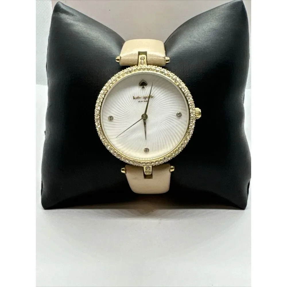 Kate Spade New York Eldridge KSW1013 Women's Leather Analog Dial Watch JNA153